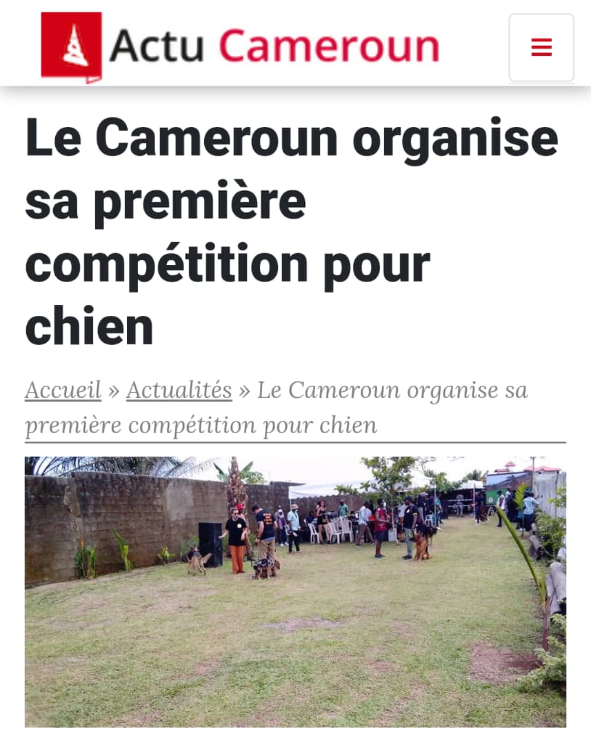 C’est dans cette lancée que ce samedi 17 avril 2021, les chiens de la capitale économique du Cameroun ont donné à voir, le temps d’une compétition.